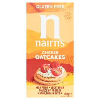 GF cheese oatcakes Nairn's Cheese Oatcakes Gluten Free 180g – Image 1