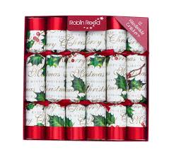 RR bows & berries Robin Reed Bows & Berries Crackers x12 – Image 1