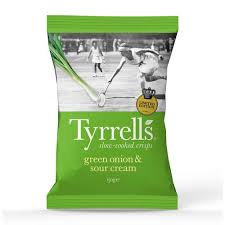 Tyrrell green onion Tyrrells Green Onion & Sour Cream 150g – Image 1