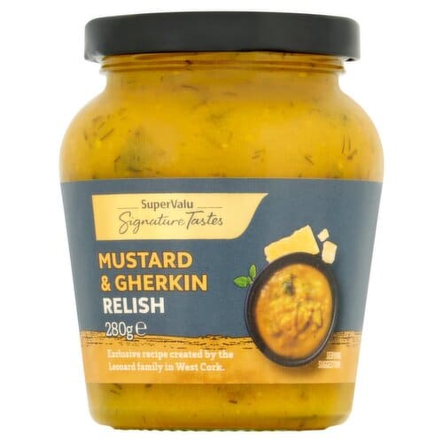 Sig must reliesh SuperValu Signature Tastes Mustard & Gherkin Relish 280g – Image 1